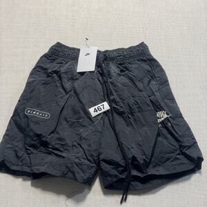 Nike Air Land Woven Shorts Black Hiking Topography Men's Sz XS Black Brand New